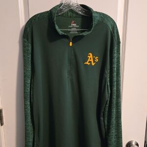 Oakland Athletics Quarter-Zip Pullover